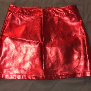 Forever 21 Metallic Skirt